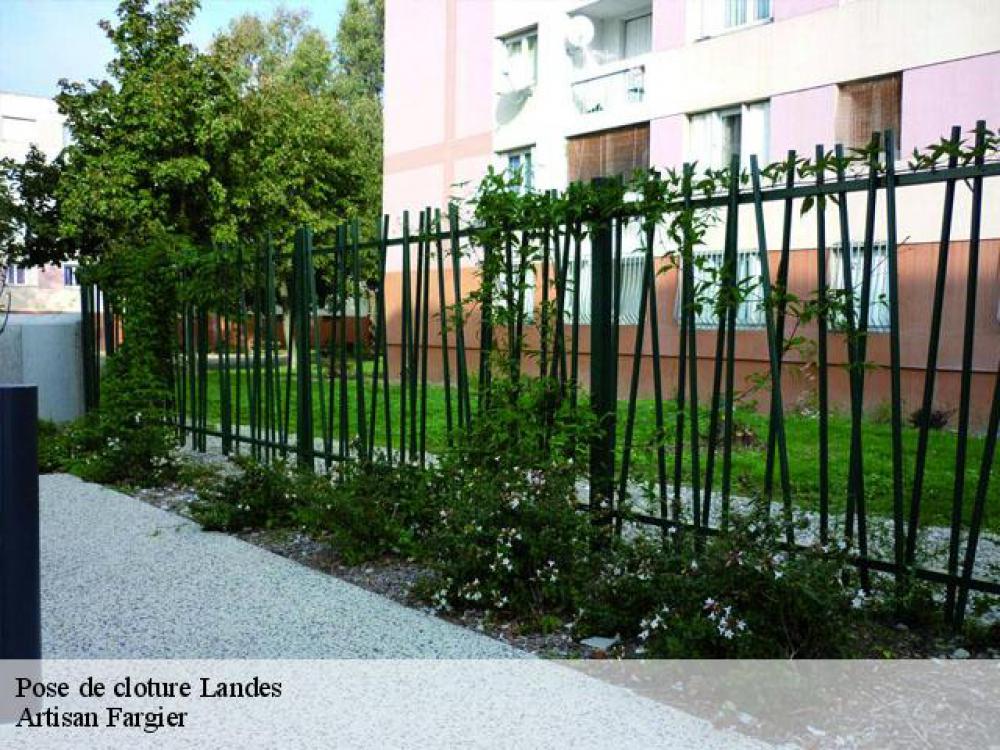 Pose de clôture Landes - Artisan Fargier