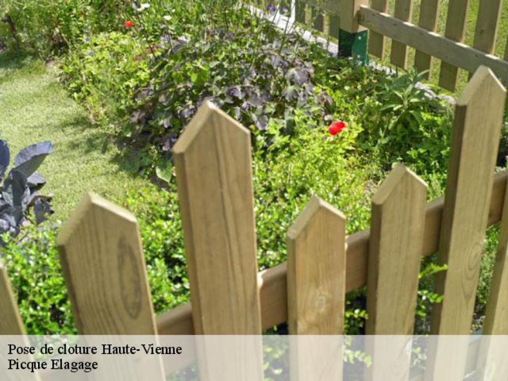 Pose de clôture Haute-Vienne - Picque Elagage