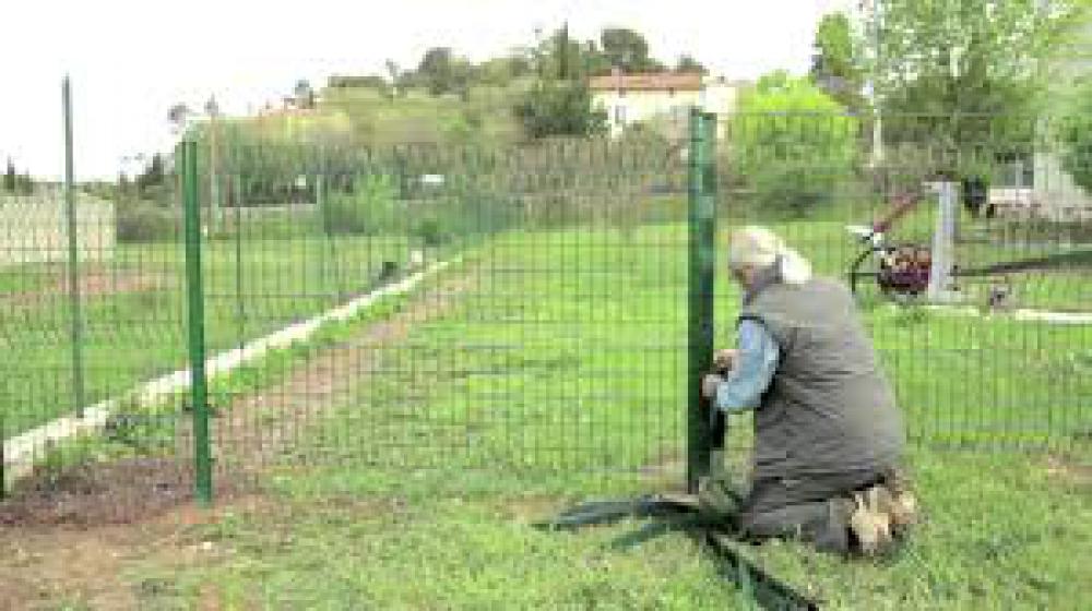 pose de grillage 